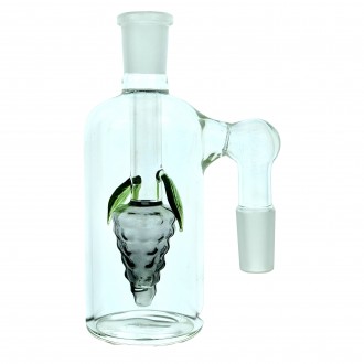 14mm Leafy-Foliage Grape Perc Ash Catcher on 90 Angle [ACH-024]