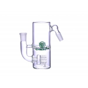 14mm Chill Glass 45 Angle Honey Comb & Sprinkler Perc Ash Catcher [JLG-54]