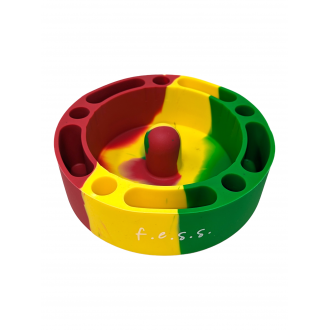 FESS Rasta Silicone Ashtray [GGASH]