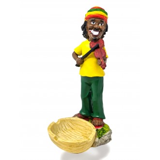 Rasta Resin Medium Ashtray - [ASH25-2]