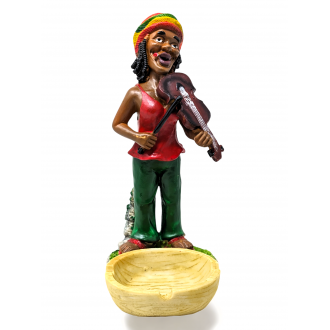 Rasta Resin Medium Ashtray - [ASH25-5]