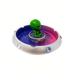 6" Flying Saucer Alien Ashtray [MY85043-3480L]