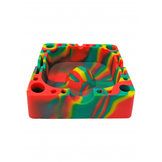 Silicone Square Tiedye Ashtray [SLASH-2]