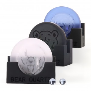 Bear Quartz - V2 Spinner Disk Cap/set (Stand & Pearls incl.) - [BQ23]