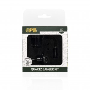 On Point Glass - 14mm Male 90° Flat Bottom Banger Set