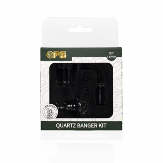 On Point Glass - 14mm Male 90° Flat Bottom Banger Set