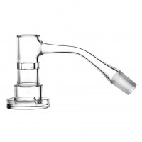 14mm 45° and 90° Dual Chamber Spinning Air Holes Quartz Banger