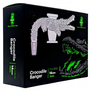Space King - 14mm Male 90° Crocodile Banger Handmade