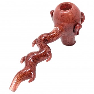 8" Assorted Colors Creepy Face Hammer Bubbler [AKD01]