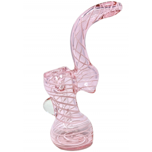 6.5" Color Tube Swirl Art Bubbler [DJ498]