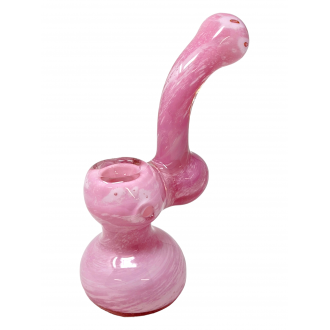 6.5" Slyme Double Tube Art Bubbler [DJ511]