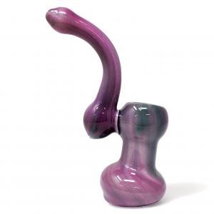 7" Rose Grey Bubbler Hand Pipe - [DJ549]