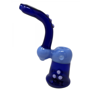 8" Slime Color Tube Bubbler Hand Pipe - [DJ593]