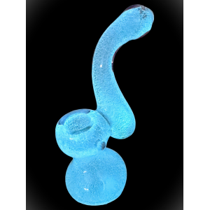 4'' Pink Glow In Dark Bubbler Hand Pipe [DJ311]