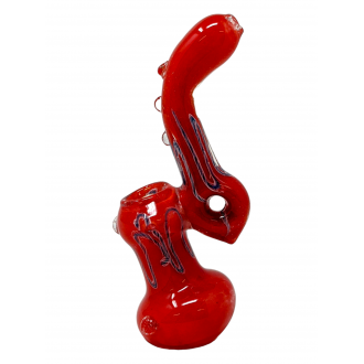 5.5" Frit Donut Art Bubbler [GJ105]