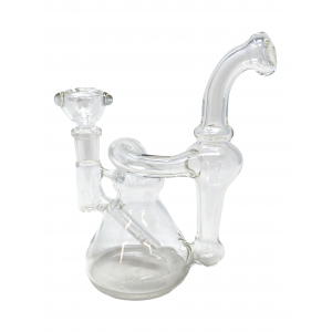 Micro Beaker Recycler Bubbler Hand Pipe - [M27]