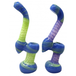 6" Slyme HoneyComb 120 Grm Bubbler Assorted colors [SG4115]