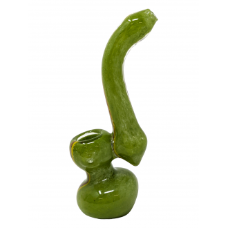 6" Assorted Frit Dual-Ribbon Bubbler Hand Pipe - (Pack of 2) [ZD211]