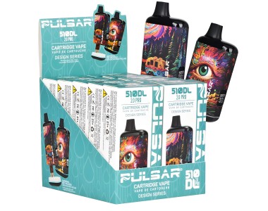 Pulsar 510 DL 2.0 Pro Design Series 2 Vape 1000mah - Assorted Designs - 10ct Display