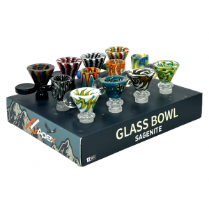 Sagenite Bowl 12ct Display - [BD400]