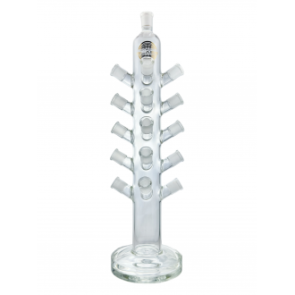 17.8" On Point Glass - Bowl and Banger Stand - 14MM Female - [GW-1801-14F]