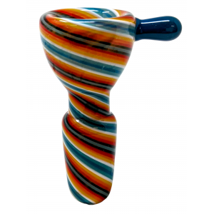 18MM Assorted Color Twisted Line Art Handle Bowl - [PA01-18]