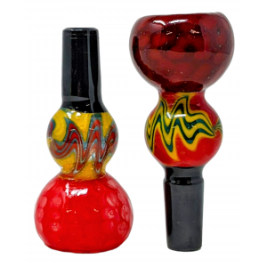 14mm Reversal Art Work HoneyComb Double Ball Bowl (Pack Of 2) - [SG3779]