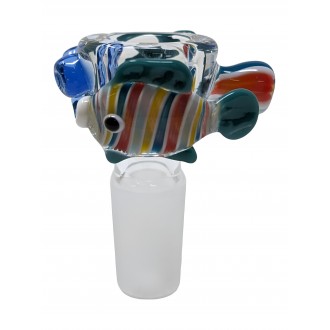 14mm Assorted Color Tube Sea Creature Bowl - [WSG743]