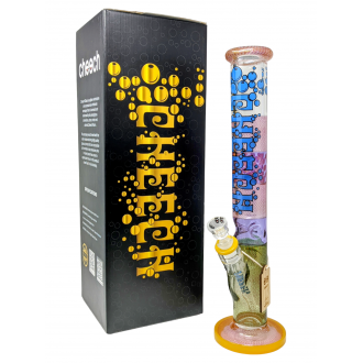 16" Cheech Glass Air Trap Bubble Straight Water Pipe - [CHE-245]