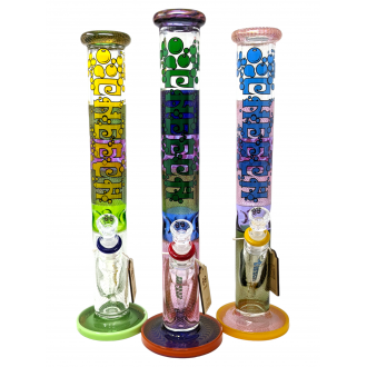 16" Cheech Glass Air Trap Bubble Straight Water Pipe - [CHE-245]