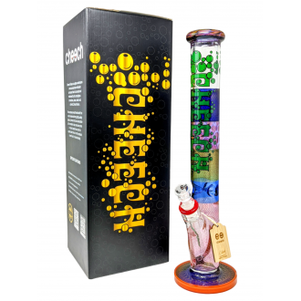 16" Cheech Glass Air Trap Bubble Straight Water Pipe - [CHE-245]