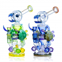 Cheech - 11" Full of Thorn Cubical Art Dicro Water Pipe