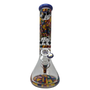 13" Cheech Glass Retro Cat Beaker Water Pipe - [CHE-34-1]