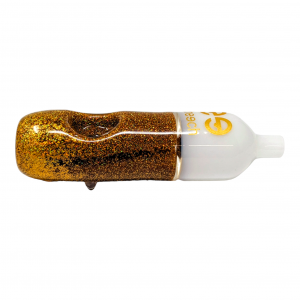 Cheech - 4.5" Glitter Glycerin Filled Vape Shaped Hand Pipe - [GHP-932]