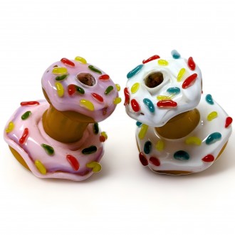 Assorted Color Sprinkle Happiness Donut Carb Cap - 2Pk [CC91]