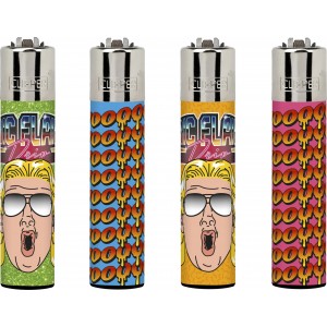 Clipper Lighters - Ric Flair Drip "Woooo" 2.0 - 48ct Display [CLRCD2-48CT]