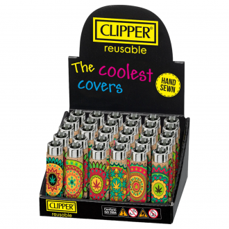 Clipper Classic Large Pop Cover - Cork Leaves - 30ct Display [CP11R]