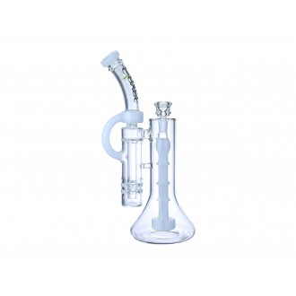 Clover Glass - 13" Double Chamber Showerhead Perc Water Pipe