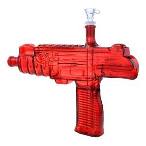 Clover Glass - 10" Heavy Hitter Machine Gun Water Pipe