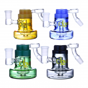 Clover Glass - 14mm 45° Showerhead Perc Compact Ash Catcher 