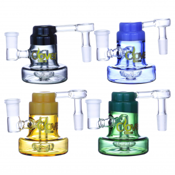 Clover Glass - 14mm 90° Showerhead Perc Compact Ash Catcher