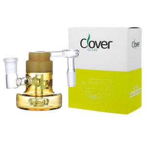 Clover Glass - 14mm 90° Showerhead Perc Compact Ash Catcher