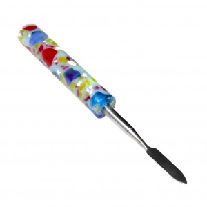 Assorted Color Marble Rasin Handle SS Tip Dabber