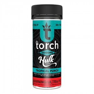 Torch Hulk D9 + THCP Live Resin Gummies 15,000mg (20CT Jar)