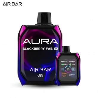 AIR BAR Aura 25,000 Puffs Disposable Vape 27ml w/ Screen - 5ct Display