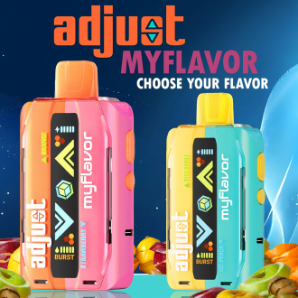 Adjust Myflavor 40,000 Puffs 20ml Disposable Vape - 5ct Display