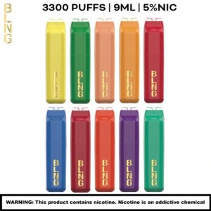 BLNG Disposable 3300 Puffs 5% Nicotine - (Pack of 10) [NO EXCHANGE/NO RETURN]