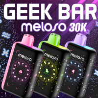 MELOSO By Geek Bar 30,000 Puffs Disposable Vape - 5ct Display*