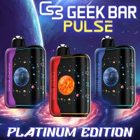 Geek Bar Pulse X Edition 25,000 Puffs Disposable Vape - Platinium Edition - 5ct Display*