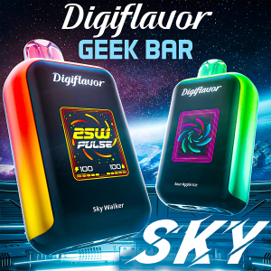 GEEK BAR Sky Digiflavor 25,000 Puffs Disposable Vape - 5CT Display*